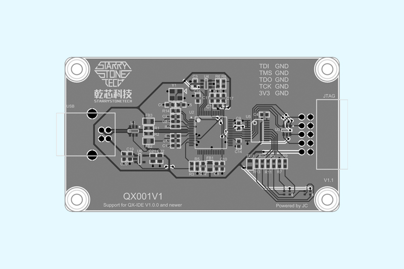 QX001V1低延迟实时控制微控制器在线仿真器